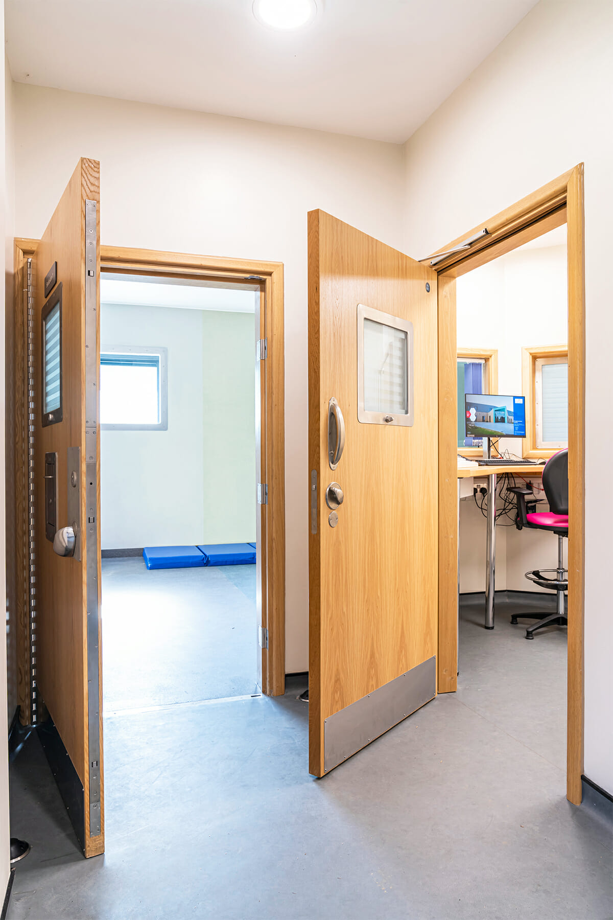 Anti-Ligature Doors and Products for Prisons and Custodial Facilities by Kingsway Group.