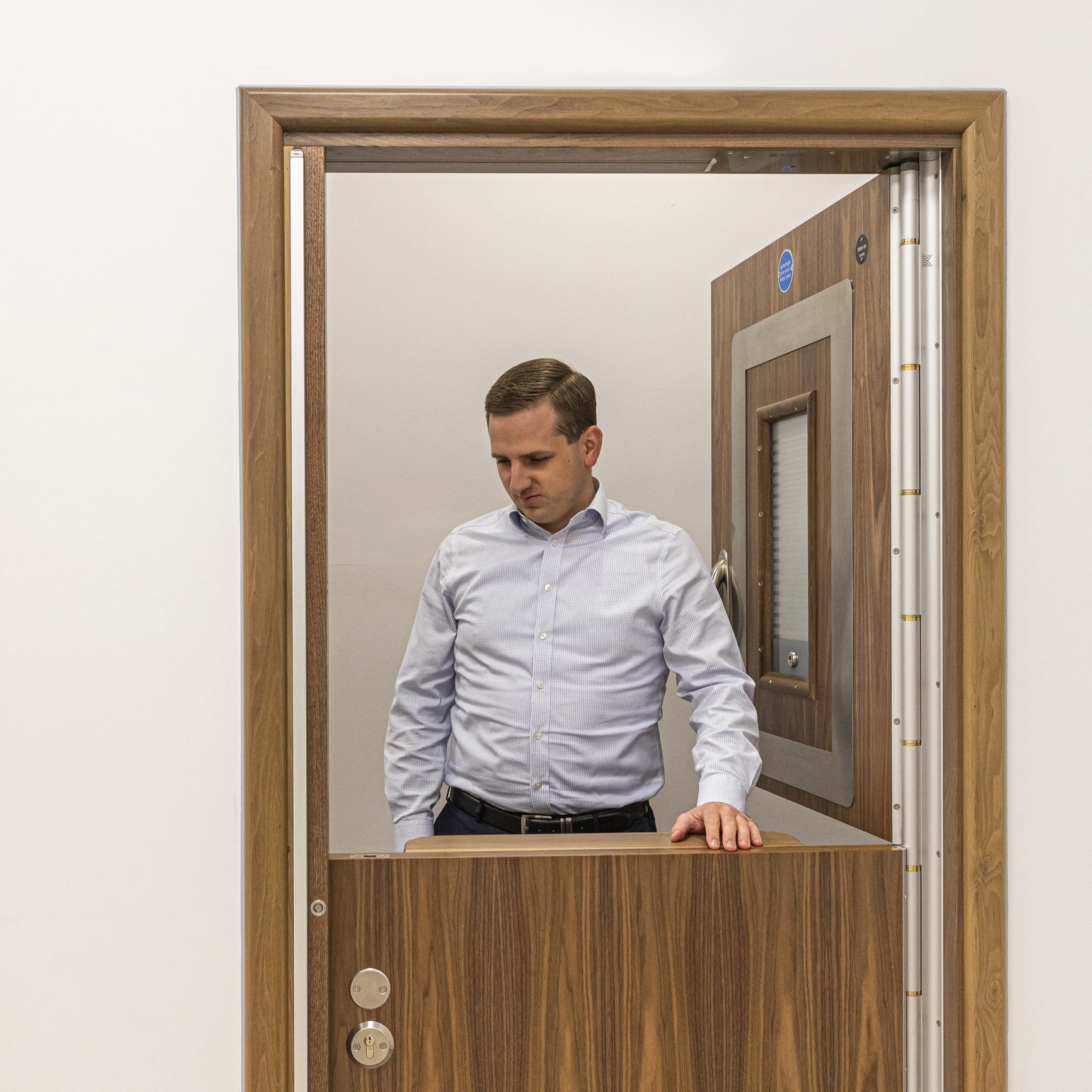 Split Leaf STABLE Door for Mental Health wards.