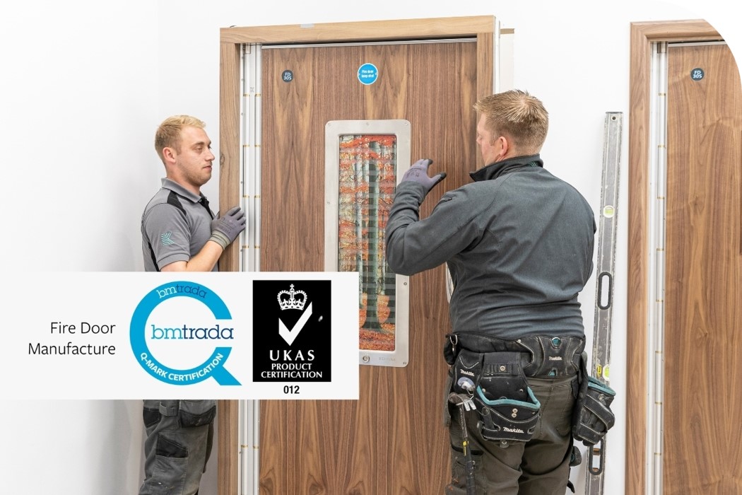 Anti Ligature Fire Doors with BM Trada Q Mark Certification.