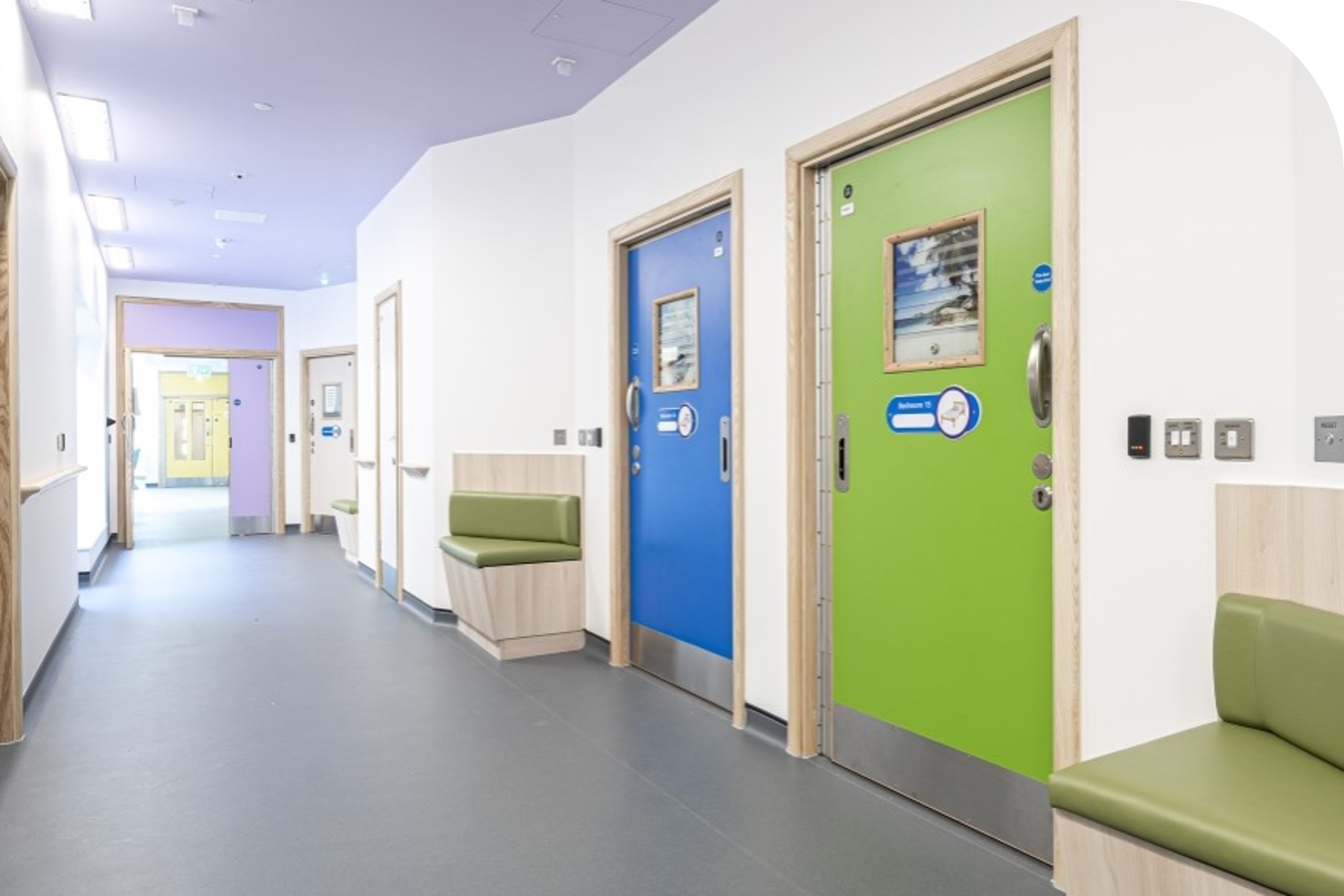 Why are anti ligature doors important in mental healthcare?