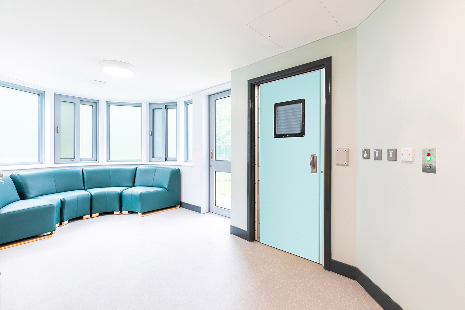 Kingsway Group's anti-barricade doors are available in the USA to help improve patient safety in behavioral health facilities.