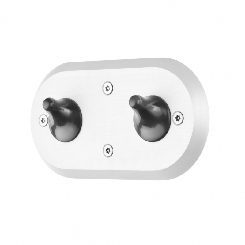 KG177 Anti Ligature Dual Coat Hooks.