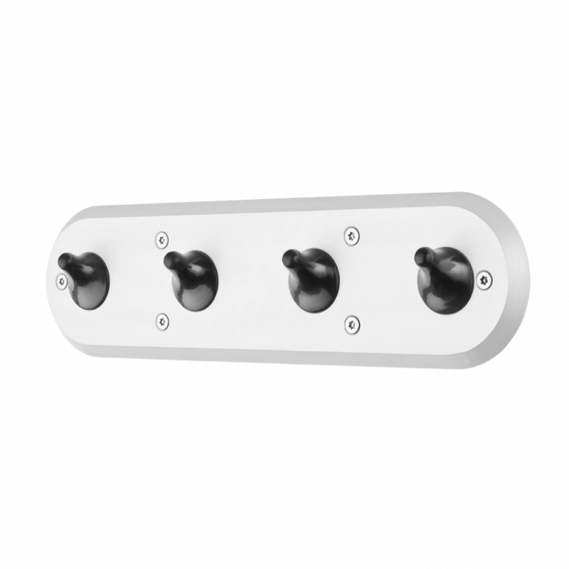 KG178 Anti Ligature Hooks - Quad Rack.