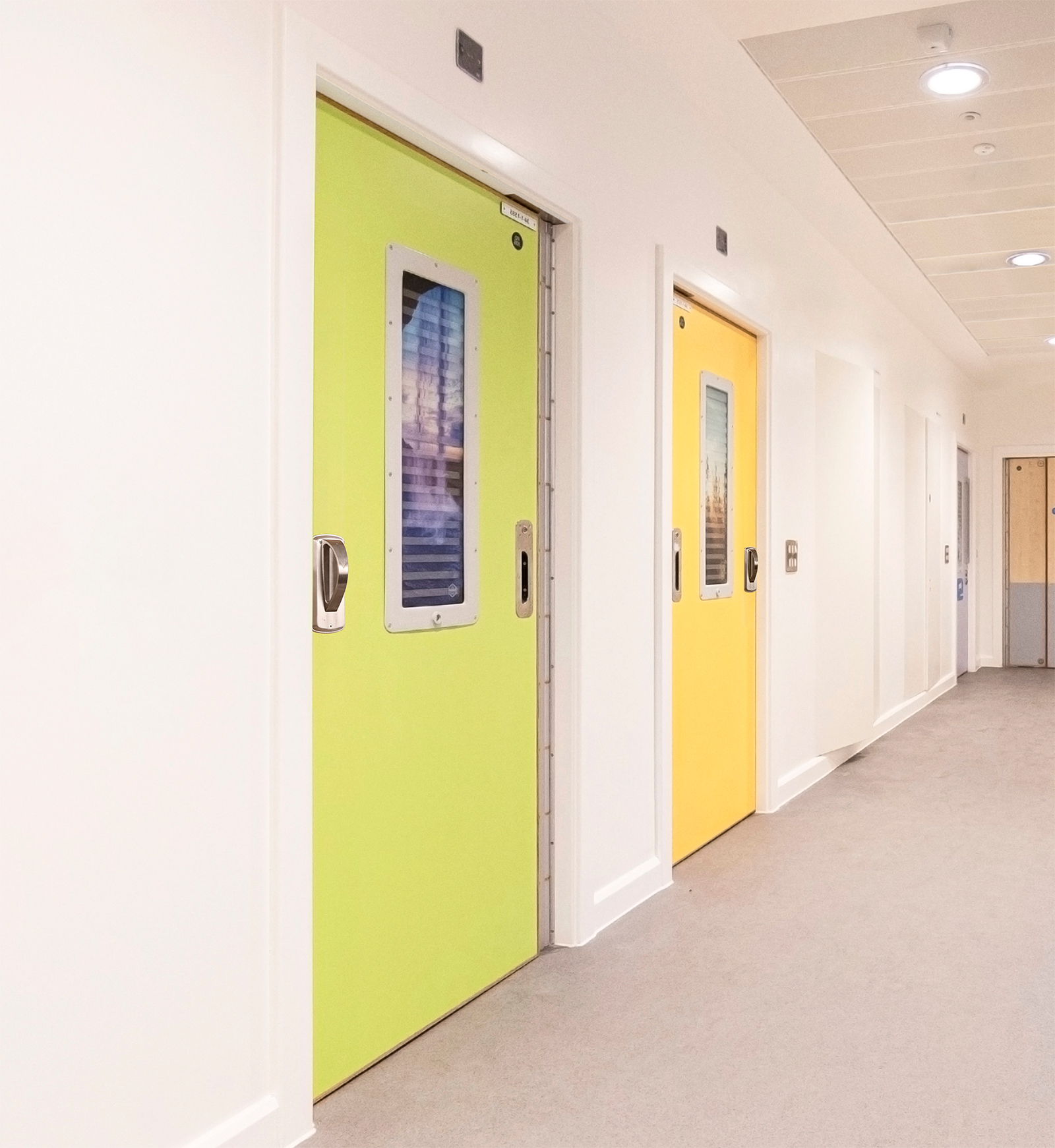 SWITCH Anti-barricade door by Kingsway Group USA for Behavioral Health.