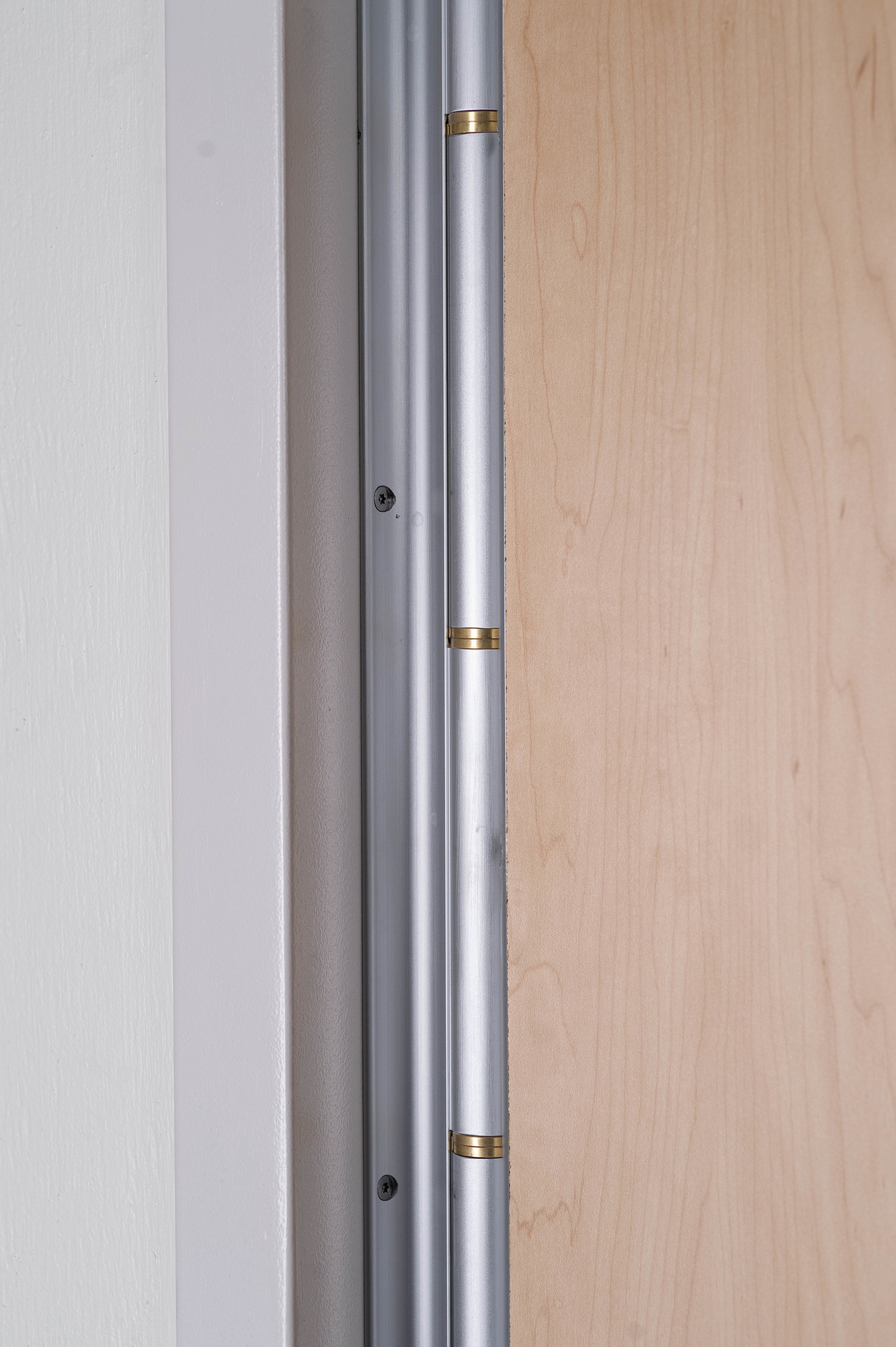 Anti-Barricade Hinge from the SWING Door System by Kingsway Group USA.