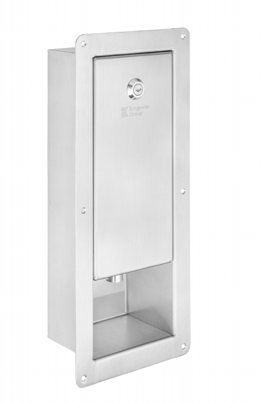 Kingsway Group's Anti-Ligature Soap Dispenser reduces risk in washroom areas.