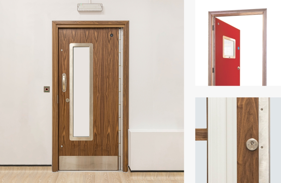 The carefully designed SOLO Single-Action Door System is a ligature-resistant solution for behavioral health doors.