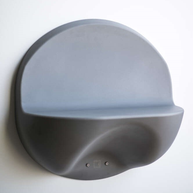 A Ligature-Resistant Seat (that mounts to a wall) designed to improve patient safety in behavioral health environments. The high-strength seat is designed and manufactured by Kingsway Group, the USA's experts in ligature-resistant and anti-barricade design.