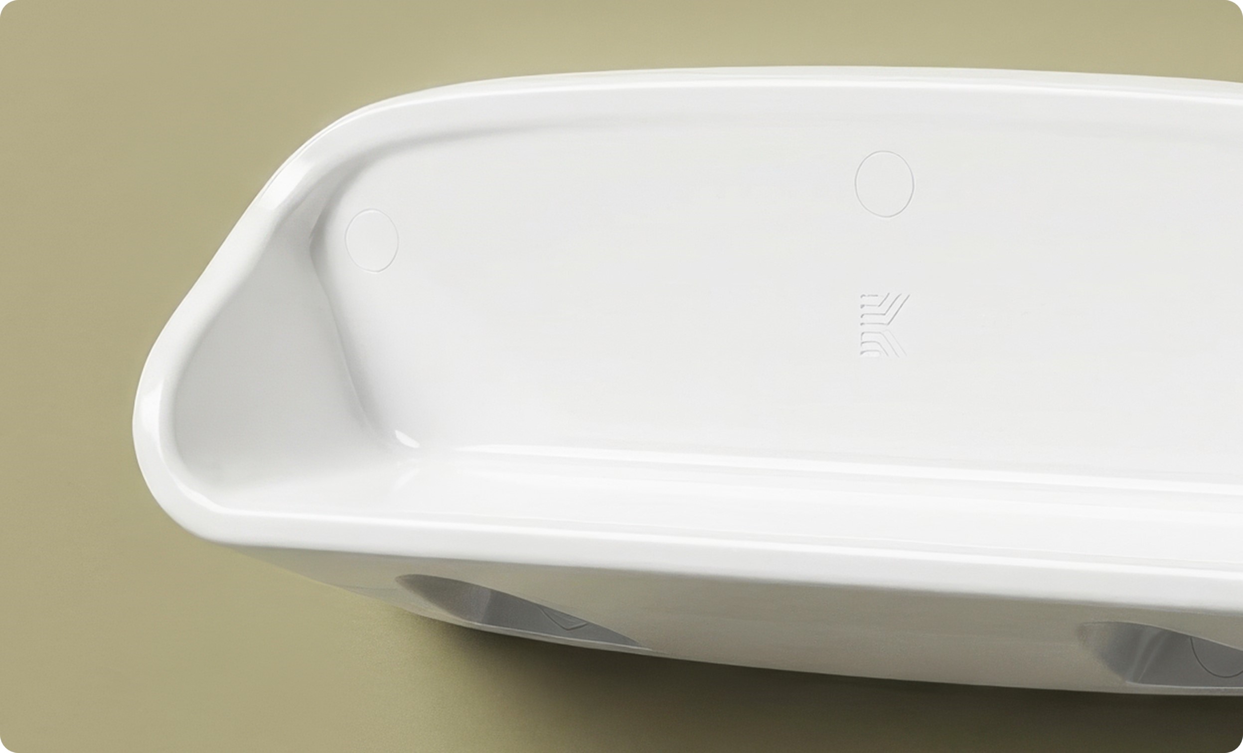 Anti ligature washroom shelf by Kingsway Group.