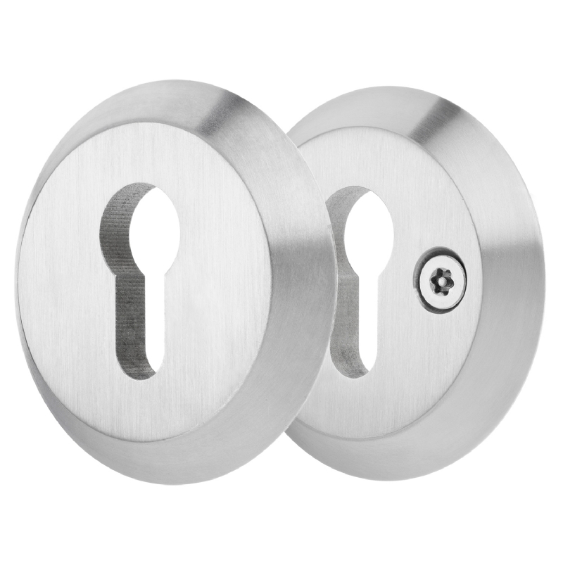 A durable Anti-Ligature Security Euro Escutcheons Set.