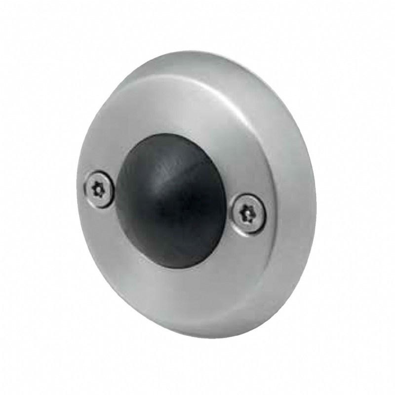 A durable wall mounted anti-ligature door stop.