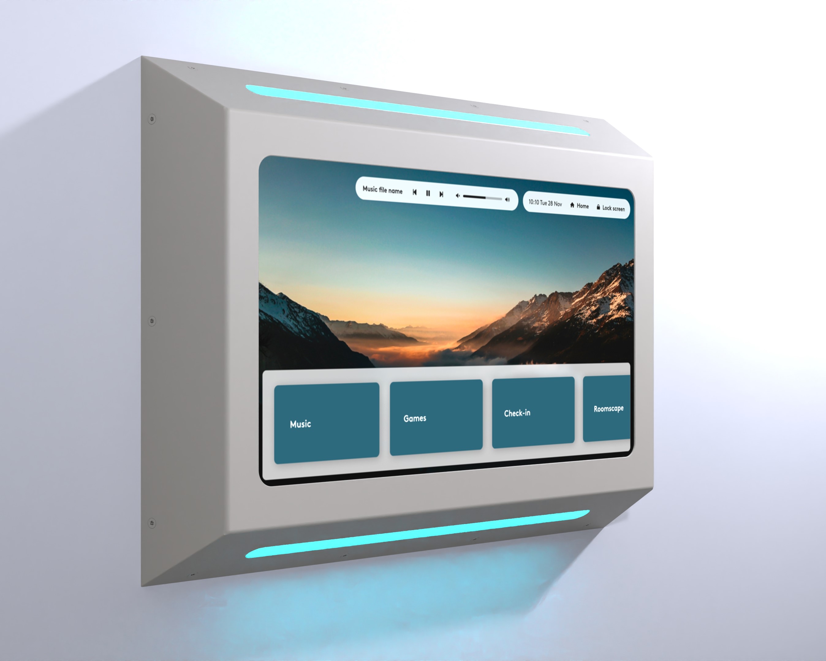 SERENITY Interactive Screen for mental healthcare environments.