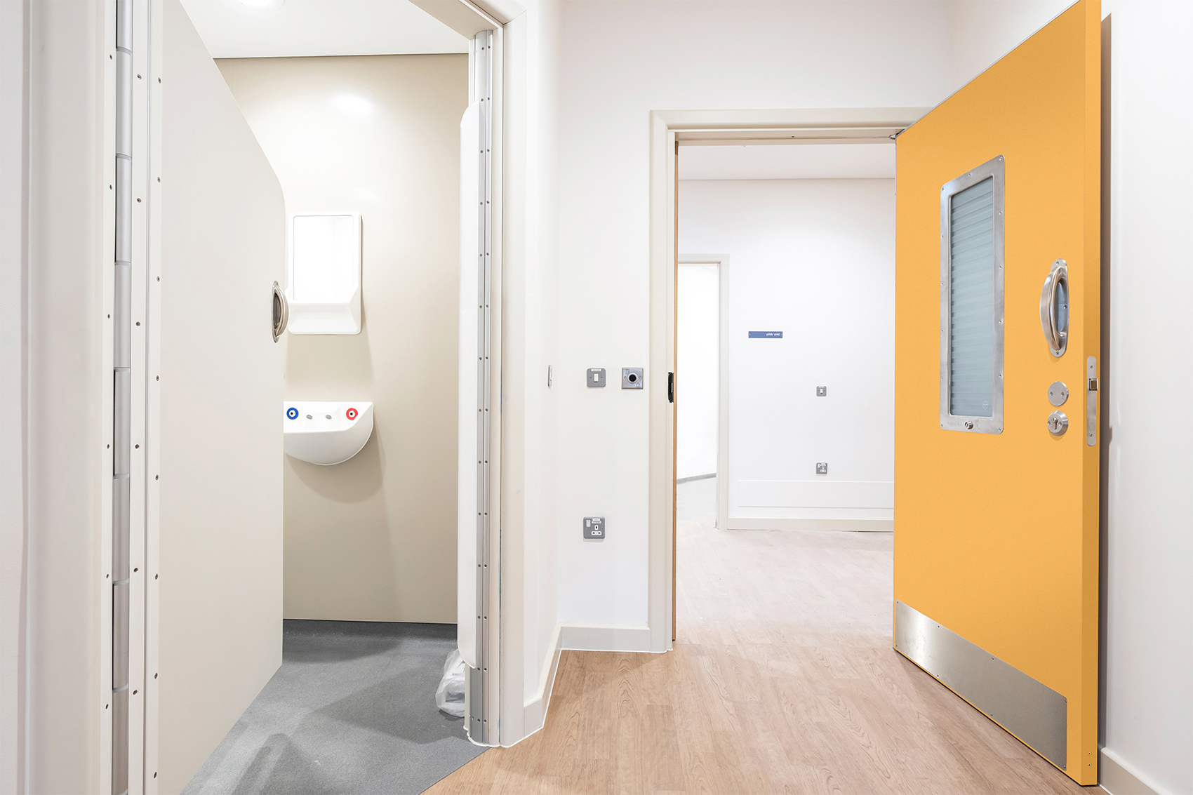 Anti-ligature doors to improve patient safety in mental healthcare in Australia.