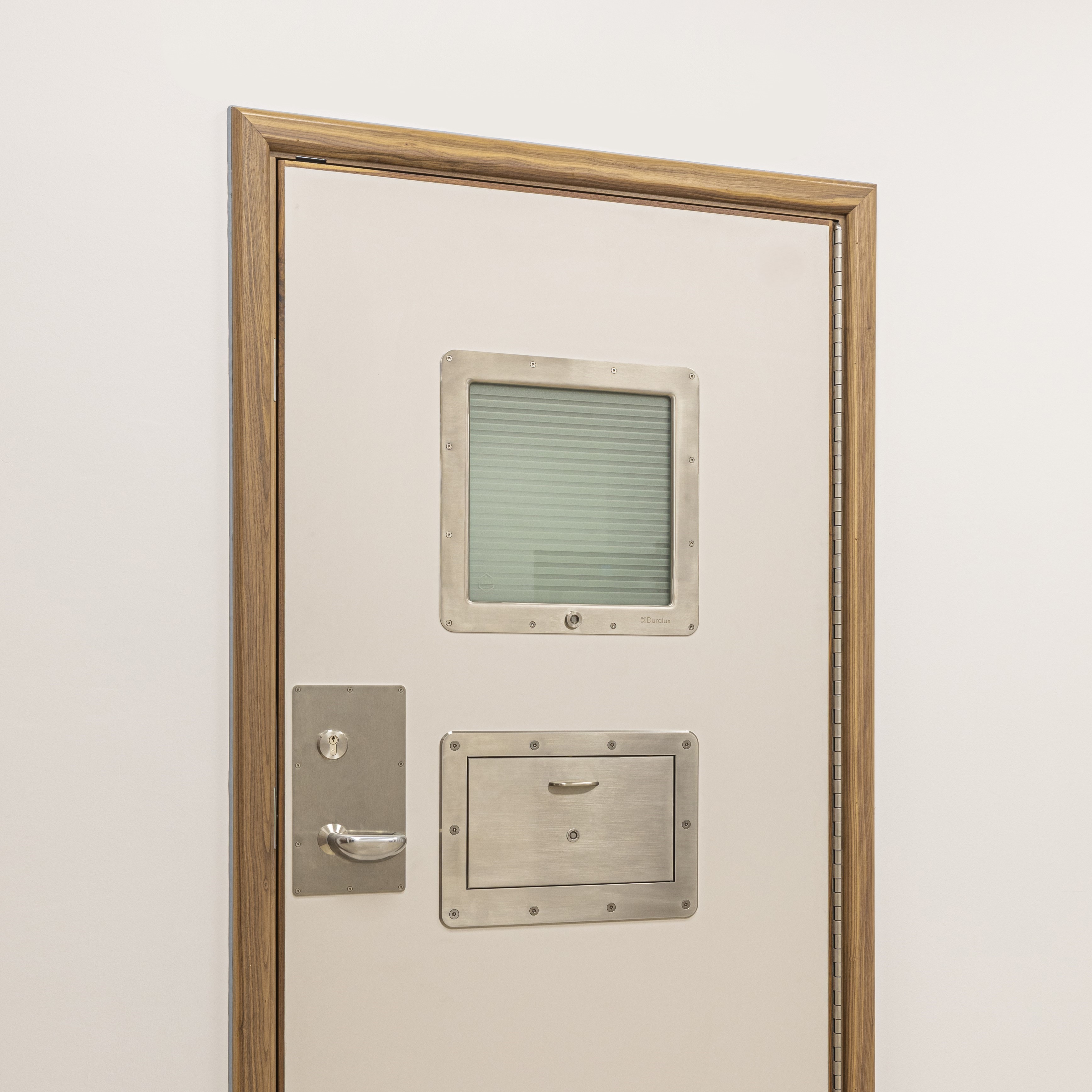 SECLUSION Door for de-escalation rooms.