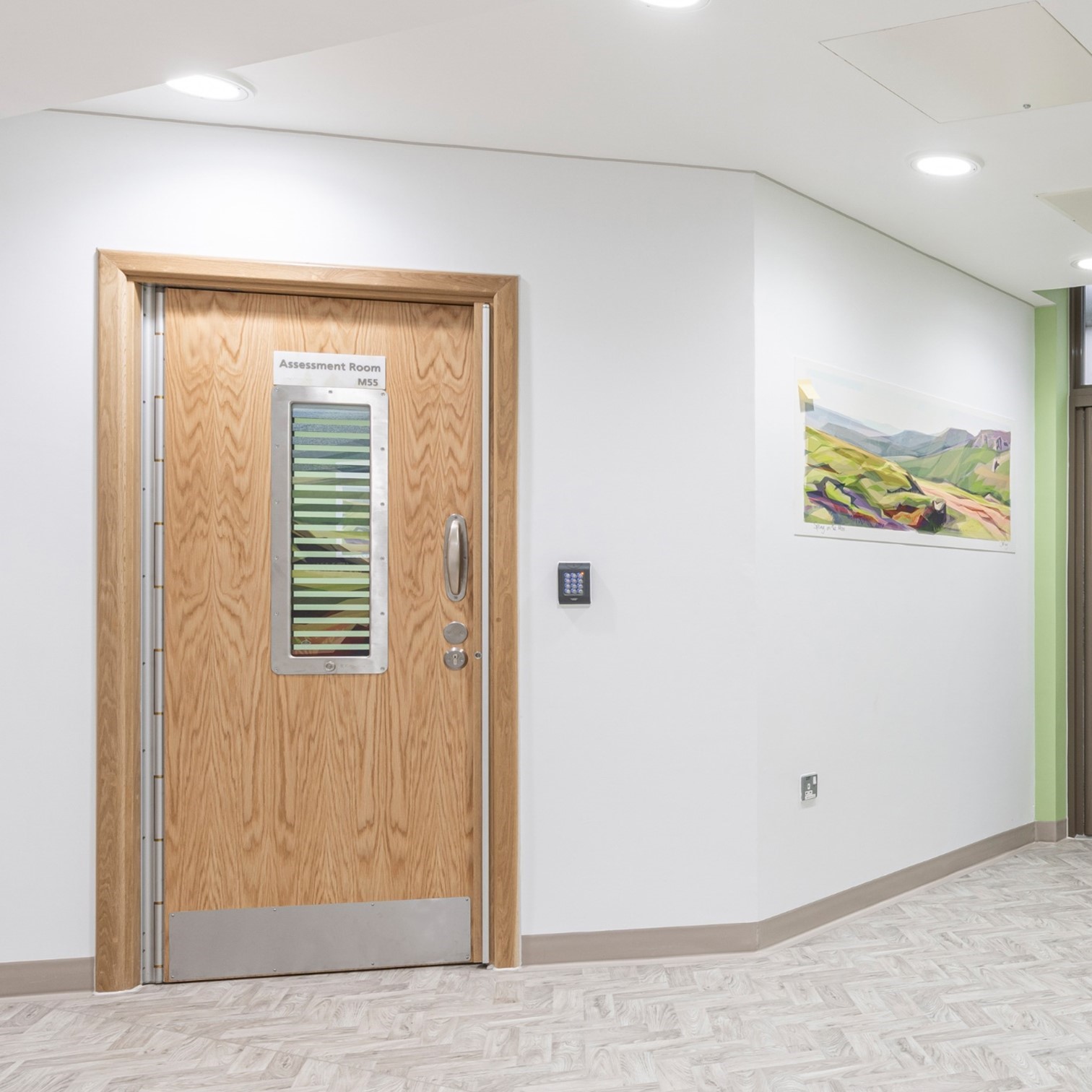 SWING Anti Barricade Door System in a mental healthcare ward.