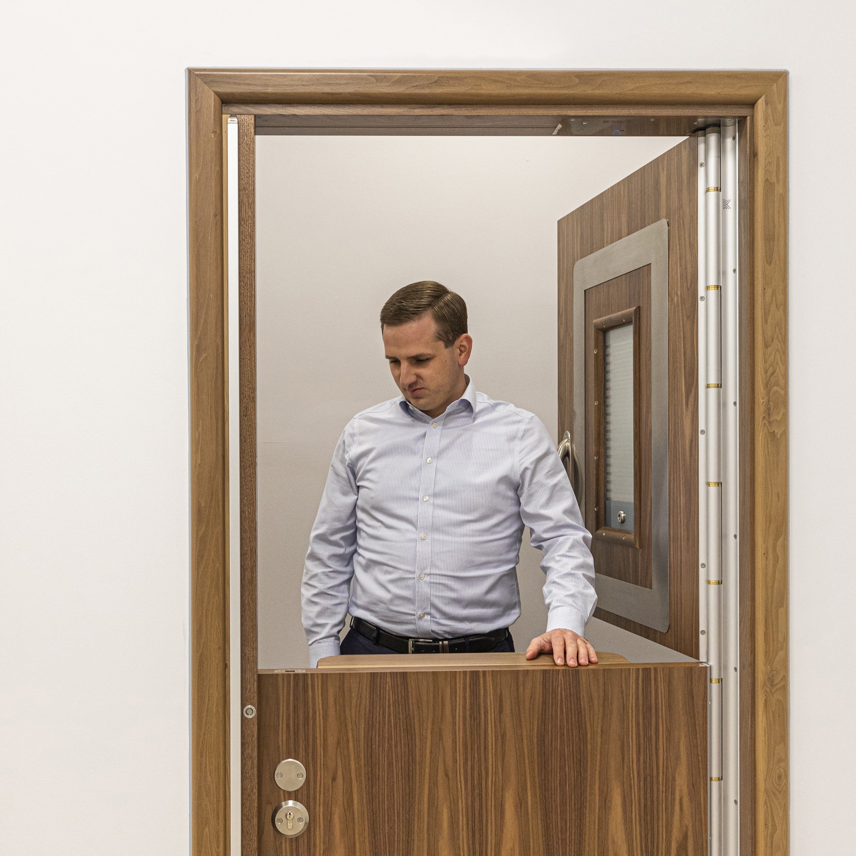 Split Leaf STABLE Door for mental healthcare facilities.