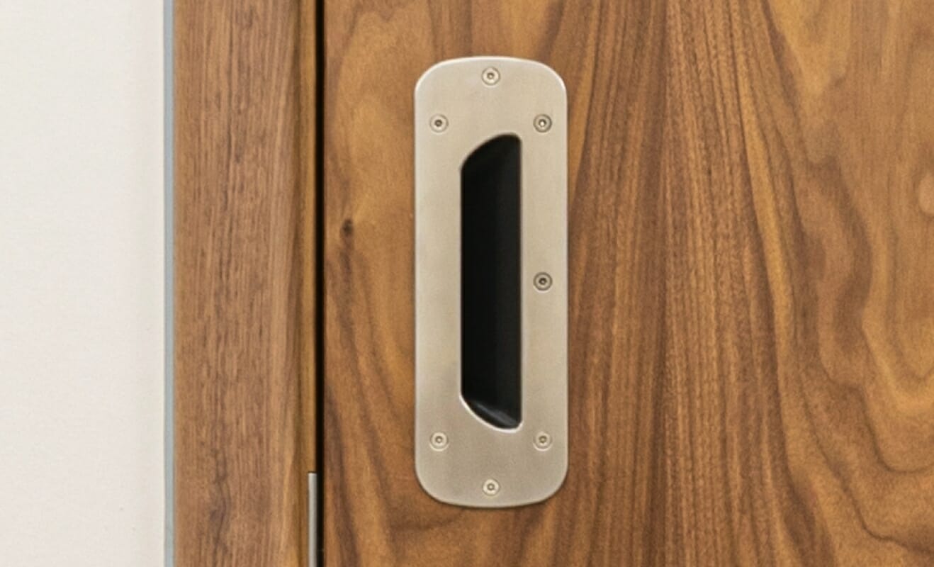 Kingsway Group's SERVICE Complete Door System featuring carefully designed recessed anti-ligature hardware.