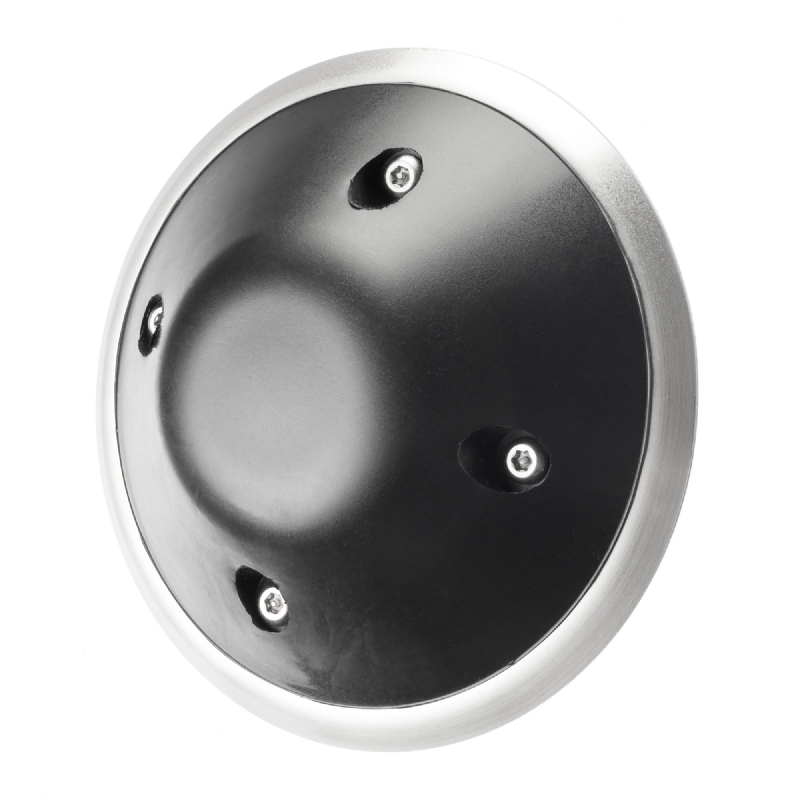 The anti-ligature door stop features a durable backplate for robust performance.